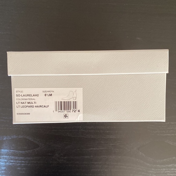 NEW Sole Society Leopard Ankle Boots - Picture 12 of 14